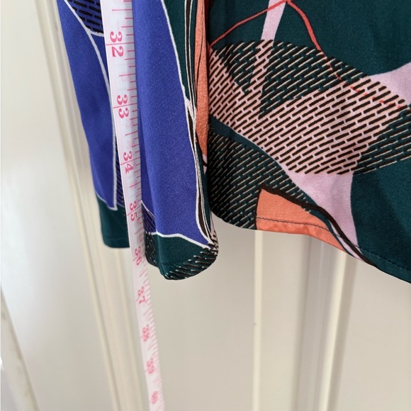 Corey Lynn Calter Floral Geometric Swing Dress Size Medium - Picture 7 of 8